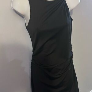 Elegant Black Sleeveless Dress